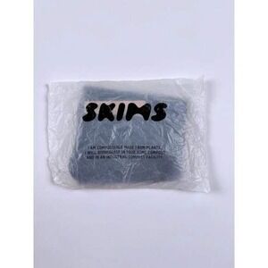 SKIMS Fits Everybody High Neck Bodysuit Graphite Gray Size Large‎ New With Tags